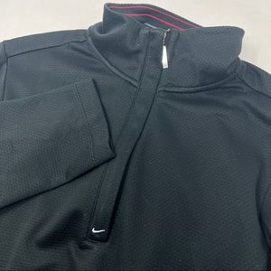 Nike Golf Women's Small Black Fit-Dry Quarter Zip Pullover Sweater
